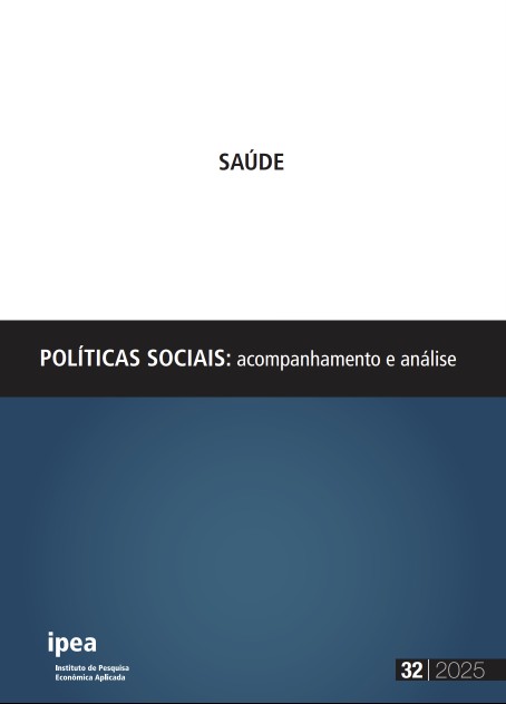 Capa de Boletim de políticas sociais: Saúde (volume 32)
