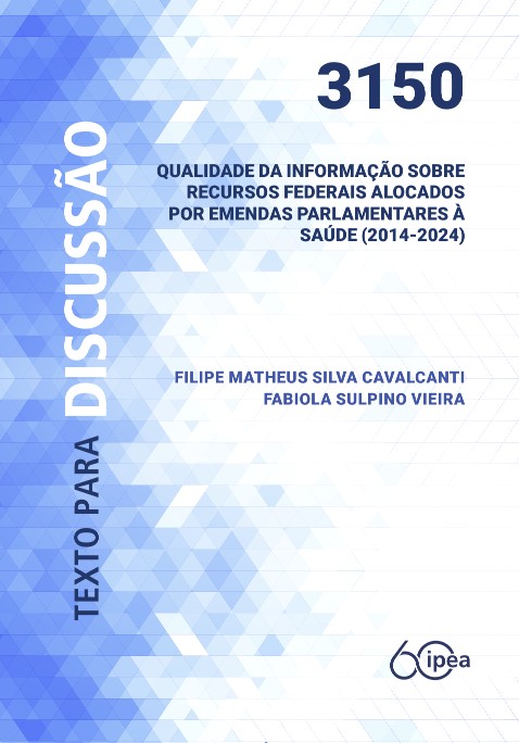 Capa de Qualidade da informação sobre recursos federais alocados por emendas parlamentares (2014-2024)